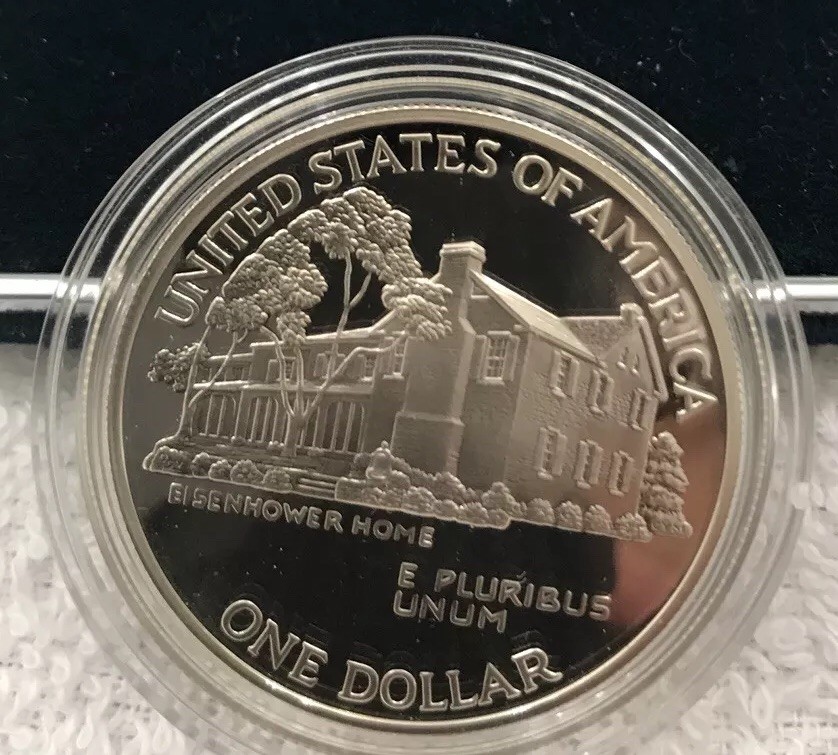 1890-1990-P Eisenhower Silver Dollar 1oz Proof Coin | eBay