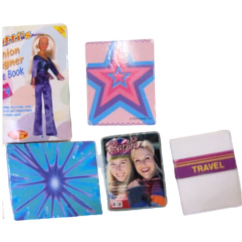 Barbie Cardboard Cutouts Accessories Lot Vintage CD Passport Visa Misc Mattel - Picture 6 of 10