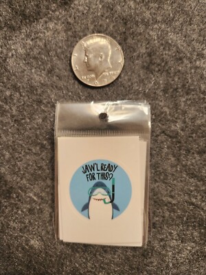 Jaw'l Ready For This Shark 2 1/2'' Off the Hook Vinyl Sticker