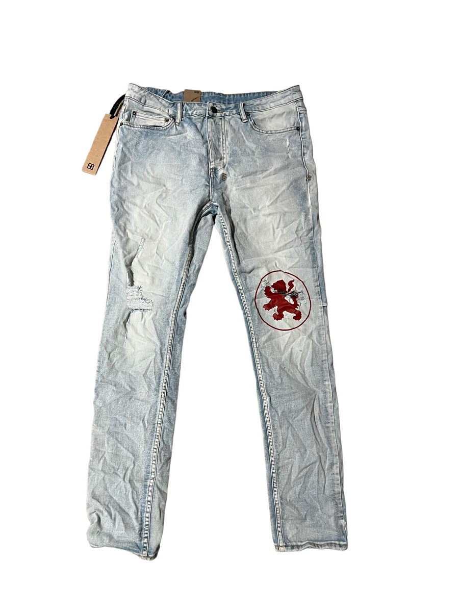 Ksubi Jeans Mens Chitch Slim Tapered Leg Blue $240 Size 33x32 (33