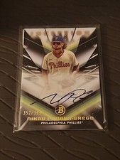 (AUTO)(352/399) Nikau Pouaka-Grego 2023 BOWMAN INCEPTION Baseball Card