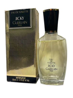 Vintage JICKY Guerlain eau de Toilette Natural Perfume Spray 1.7oz HTF READ