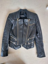 Balmain Biker Jacket Fr 36 /uk8