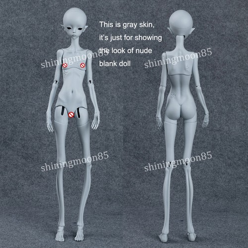 1/4 BJD Girl Dolls Nude Ball Jointed Doll Skeletons + Eyes + Helmet No Makeup - Picture 4 of 9
