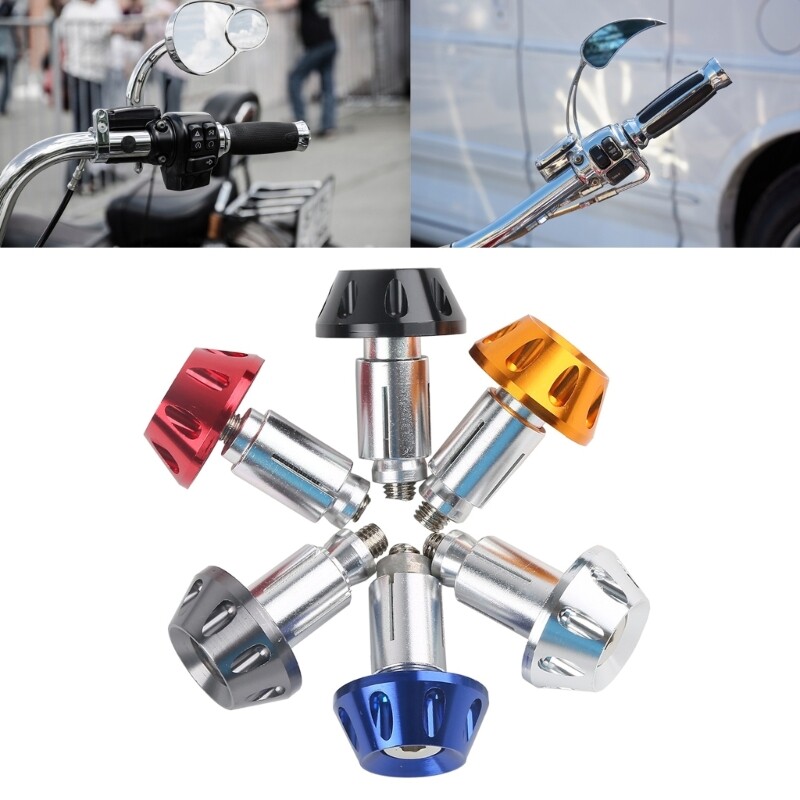 2Pcs Universal Bar Ends Motorcycles Motorbike Handlebar End Weights 7/8