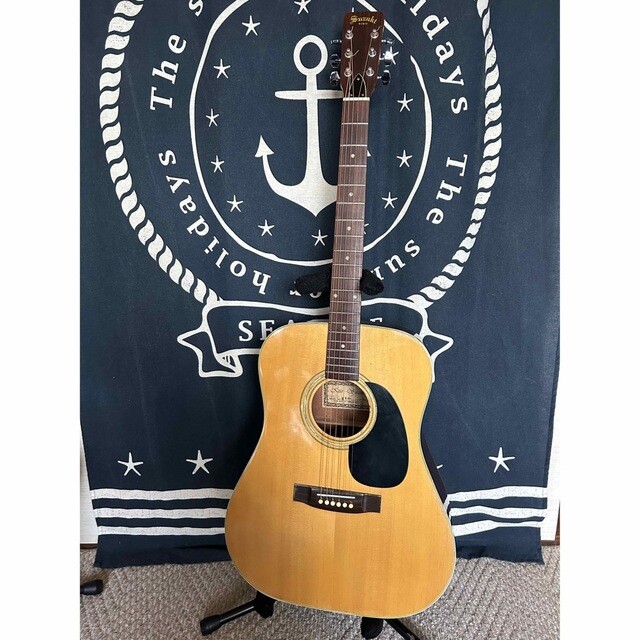 ビンテージアコースティックギター Kiso Suzuki Acoustic Guitar Kiso Suzuki W150 Dreadnought '70s Japan Made with