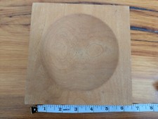 Large 6" wooden dapping block, Jewelry making