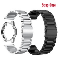 Stainless Steel Strap Band  Case Cover for Samsung Galaxy Watch 3 45mm 41mm