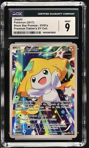 Jirachi XY67a Black Star Promo ENG CGC 9