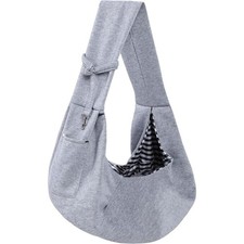 Reversible Dog Sling Carrier for Small Dogs and Cats, Hands-Free