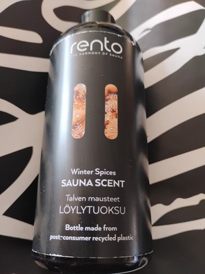 Rento Sauna Scent Winter Spices 400ml Fragnance Aromatherapy Essential  Oil New