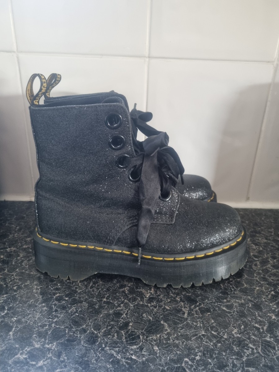 Molly Glitter Doc Martens Plateau Molly Martens Glitter Doc