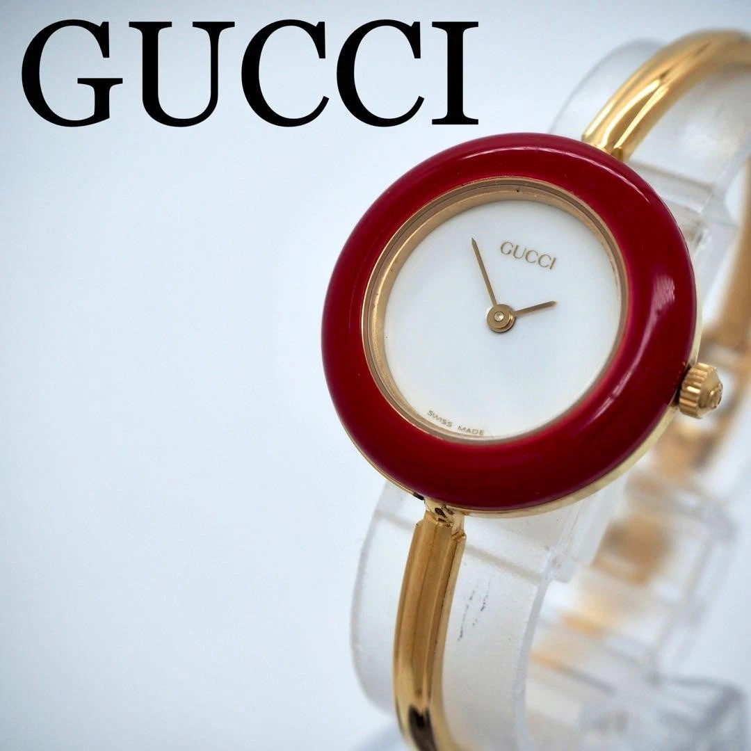 GUCCI チェンジベゼルウォッチ 1100 楽天市場】GUCCI チェンジベゼルウォッチ 1100-L 電池交換済 クォーツ