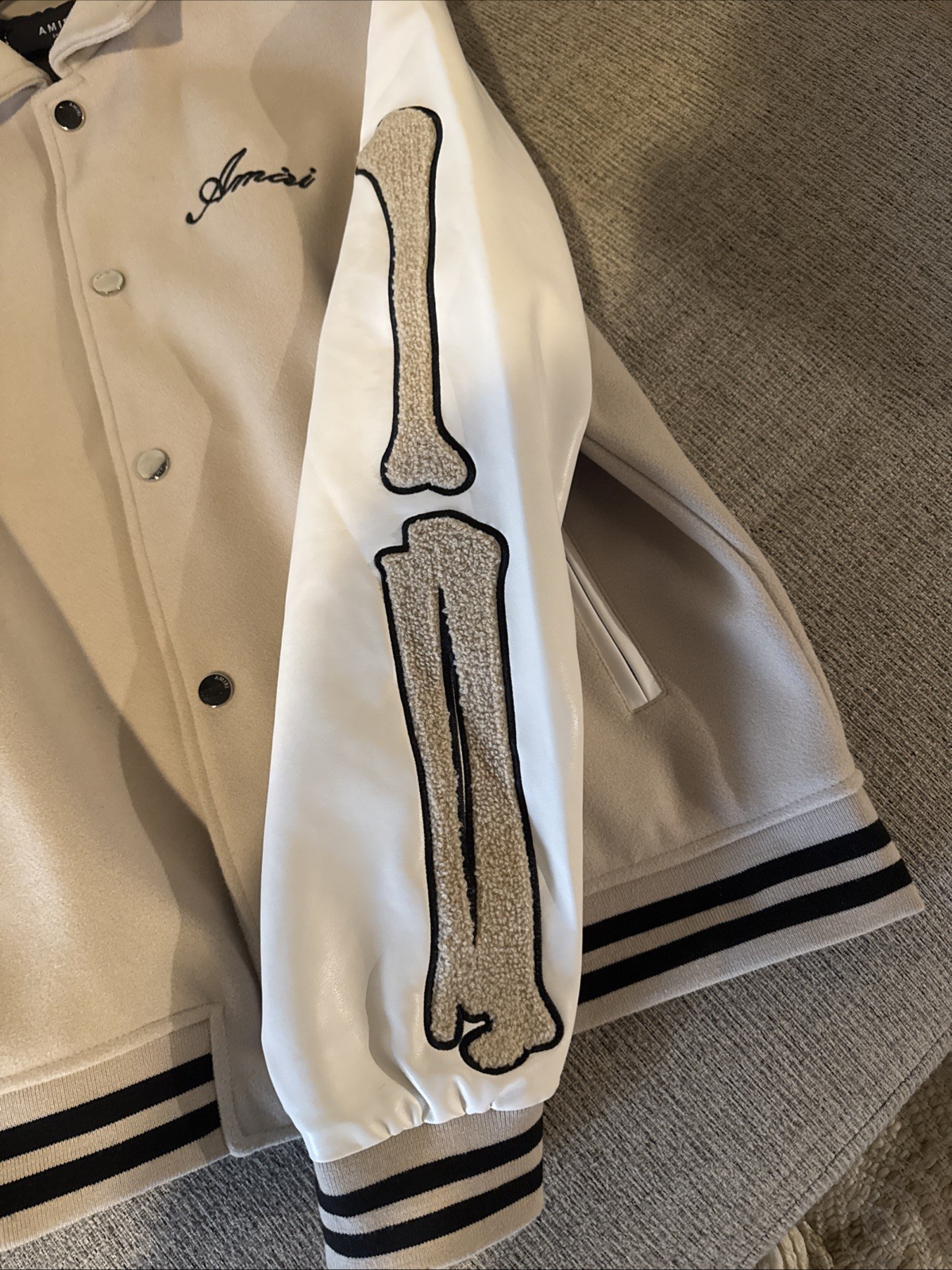Amiri Jacket Bones Size Small - image 2