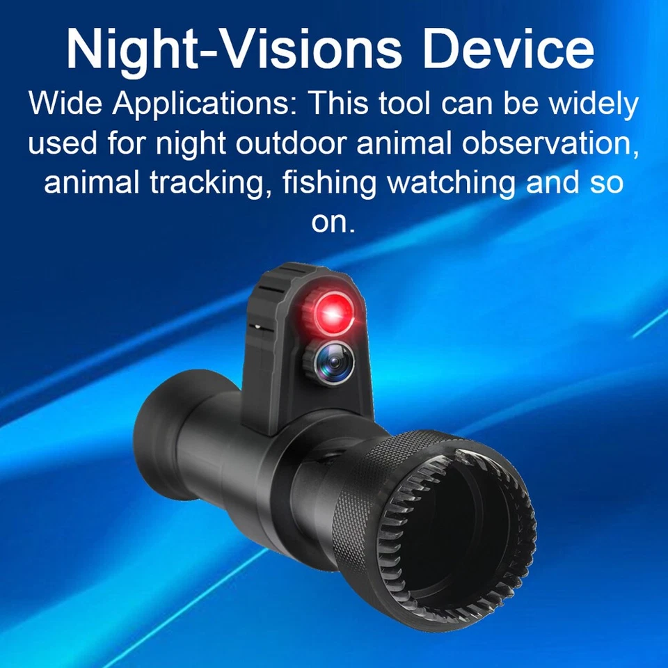 4xZoom Digital Night Vision Infrared Monocular Helmet Head Mount Hunting Scope - Image 4 of 4