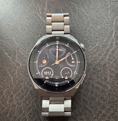 Huawei Watch GT 3 Pro 46mm Titangehäuse mit Titanarmband in Grau (GPS)