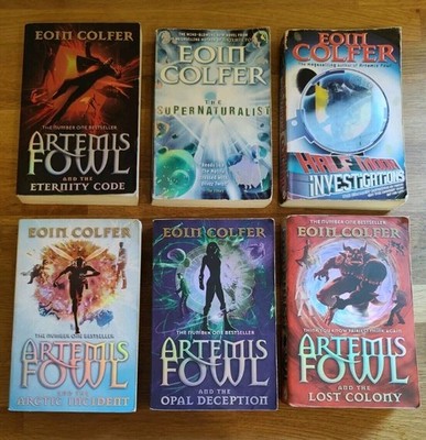 BOOK - Bundle Of X6 Eoin Colfer Paperbacks Artemis Fowl Supernaturalist