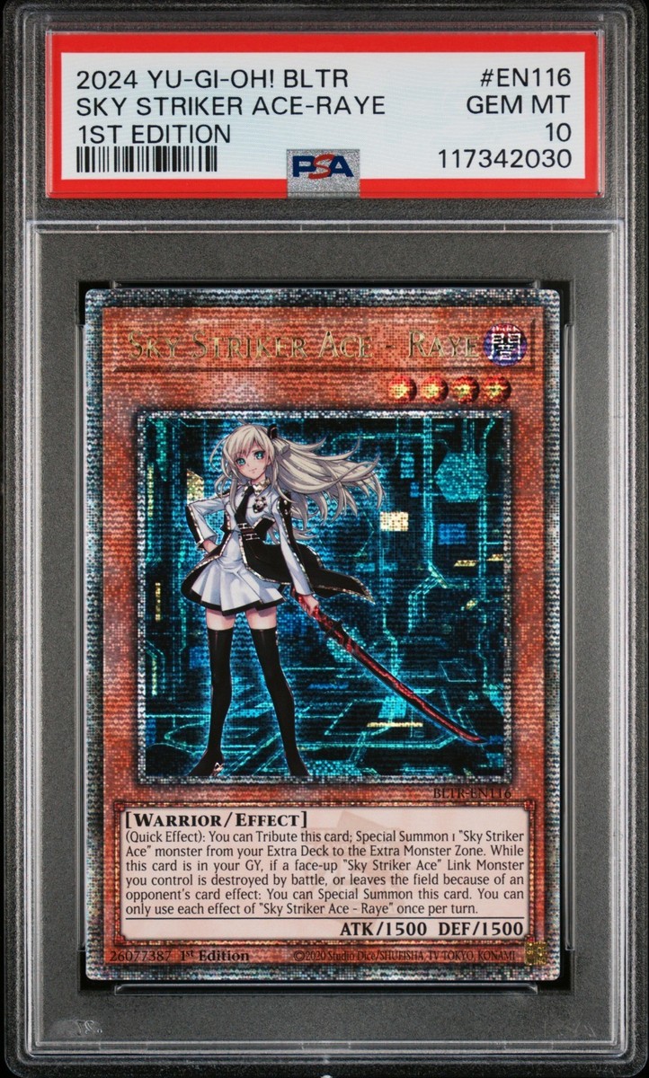 Sky Striker Ace - Raye (Alternate Art) (QCSR) BLTR-EN116 PSA .10