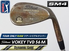 Tour Supplied Titleist Sm4 Vokey Tvd Raw Wedge 56deg Serial Engraved Dg Issue