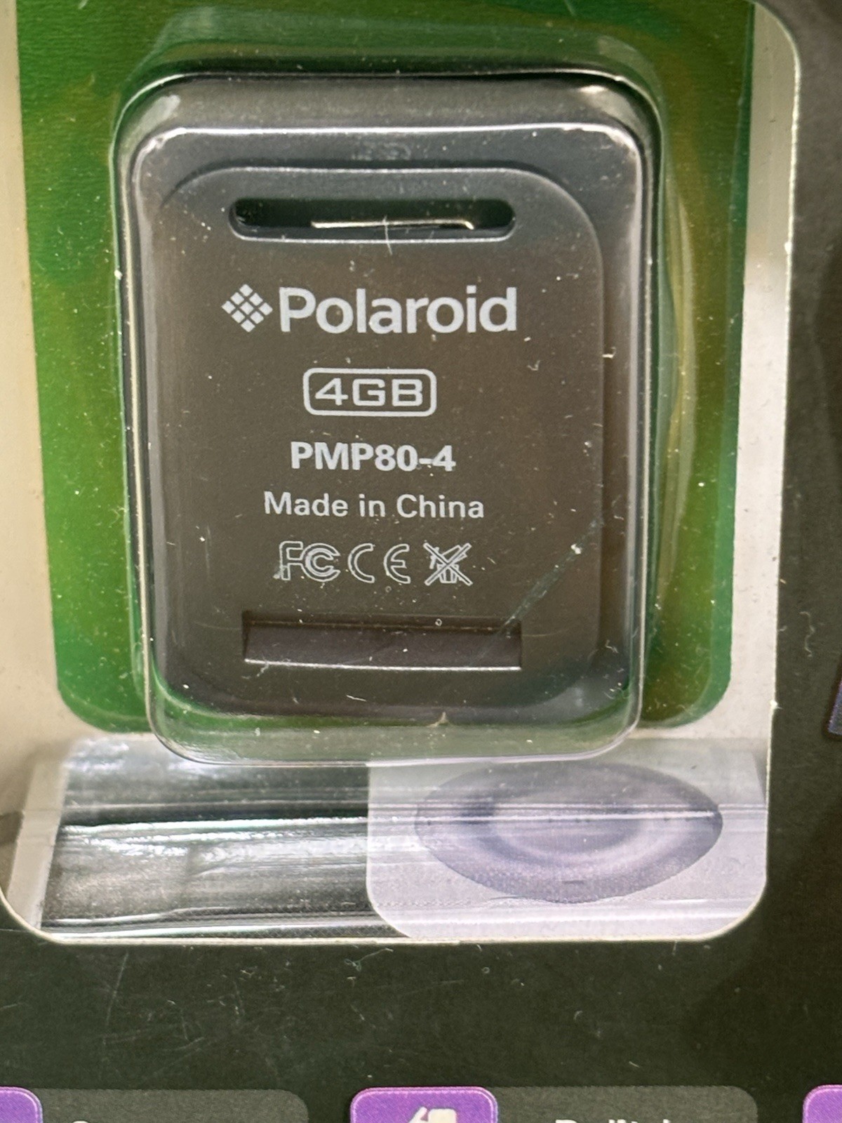 Polaroid 4GB Mp3 Player Music 500 Song Sports Clip PMP80-4BK Rechargeable New!