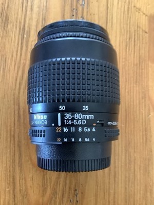    Nikon AF-D Nikkor 35-80mm f/4-5,6 Zoom-Objektiv SLRs DSLR Gebraucht   