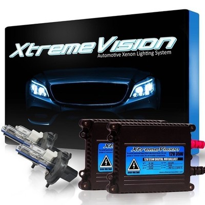 XtremeVision DC 35W HID Xenon Conversion Kit with Premium Slim Ballast - H4 /...
