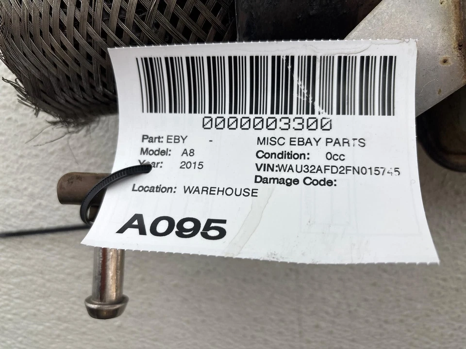 Audi A8/S8 2013-2018 4,0 L silenciador delantero tubo resonador fabricante original Foto 4 de 4