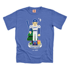 Official In The Clutch Shohei Ohtani MLBPA Nutcracker Baseball Tee Flo Blue