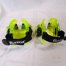 Razor Jetts Heel Wheels DLX Adjustable Strap Heelys Lime Green Shoe Skates