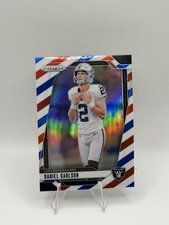 2024 Panini Prizm #153 Daniel Carlson Red White and Blue Las Vegas Raiders