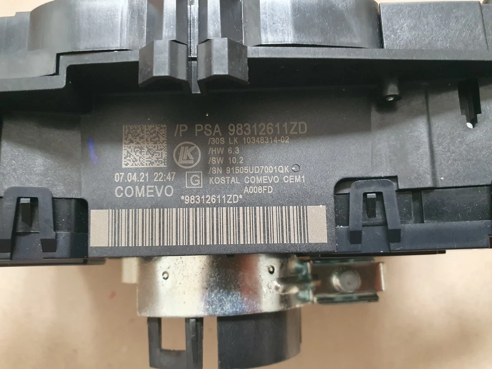 # Mint 2018-ON PEUGEOT PARTNER Berlingo INDICATOR WIPER STALKS Cruise 98312611ZD — 第 2/4 张图片