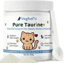 Taurine for Cats - Taurine Powder Supplement for All Ages Including Kittens - Pu