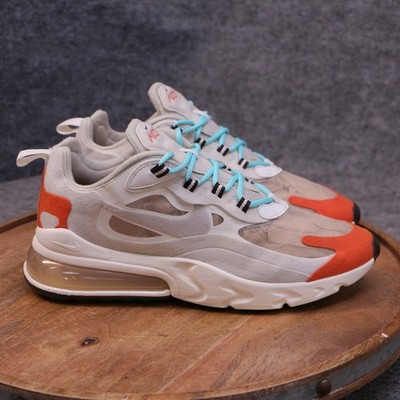 Nike Air Max 270 React Womens Size 9 US Beige Chalk Sneakers Shoes AT6174-200