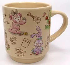 Souvenir Cup Duffy & Friends Wear Smiles Glow Tokyo DisneySea Bonus (2025) 8cm