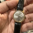 Working VTG 1965 Timex Water Proof Unisex Watch Gold Tone Manual Wind 30mm Fit 7