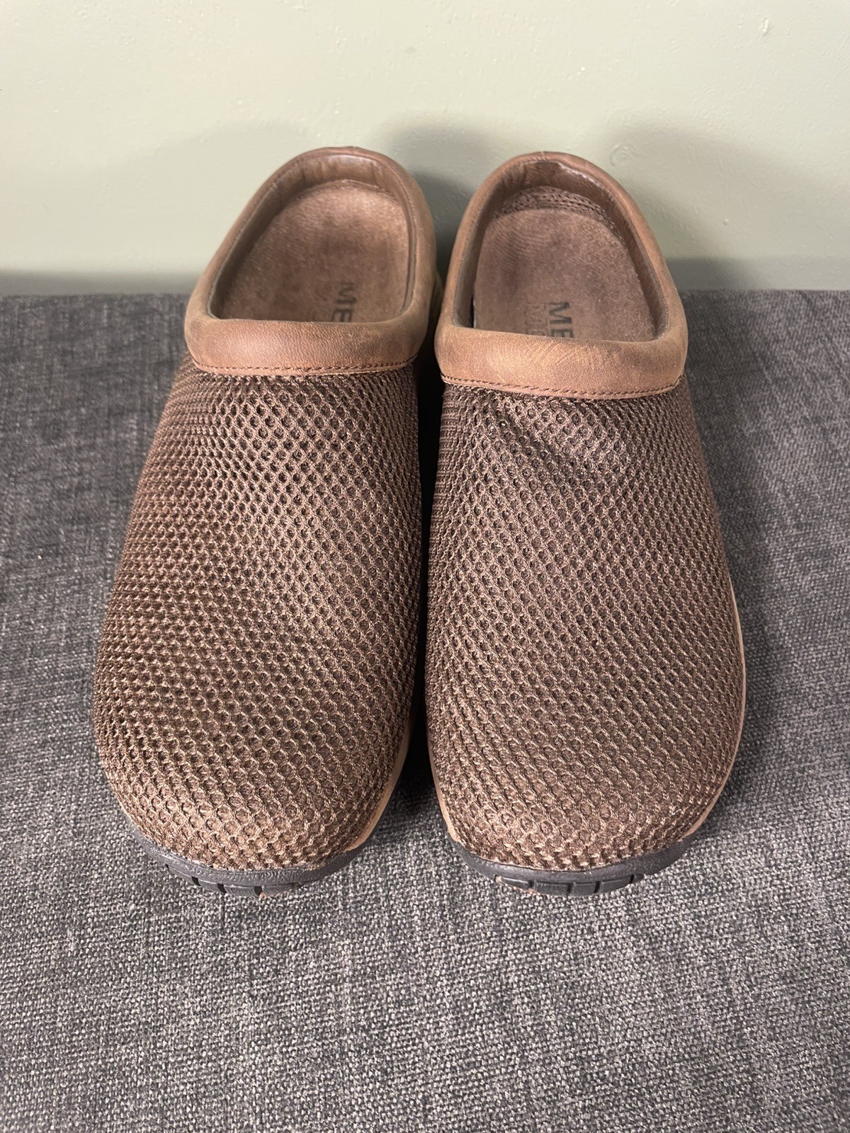 Merrell Donna Taglia 7 Mule Mesh Slide Scarpe Moka Slip On Zoccoli Marrone