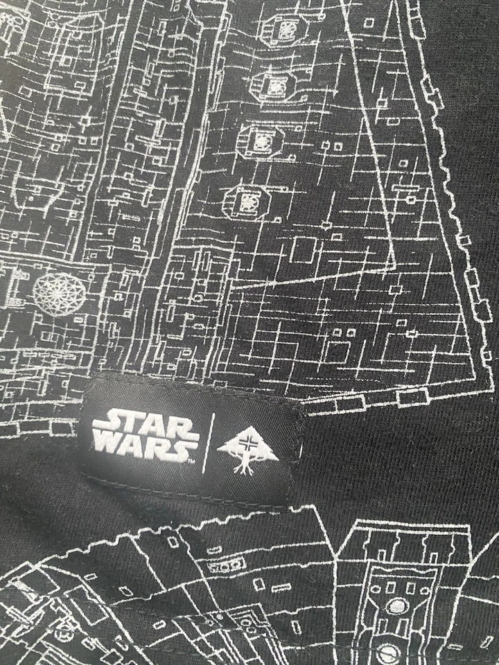 RARE-STAR WARS- BLUE PRINT- Lifted Research Group- Mens T Shirt Short Sleeve XL - Image 2 of 4
