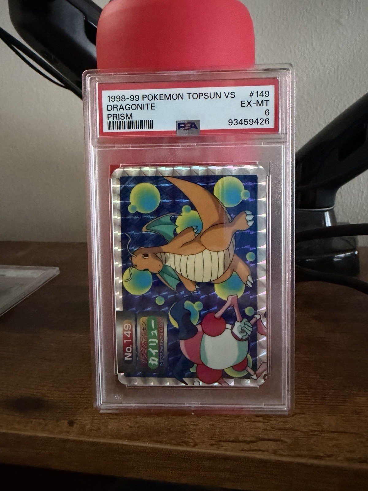 Topsun Pokémon 1998-99 Topsun VS Dragonite #149 Prism PSA 6 Japanese