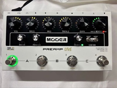 Mooer Preamp Live Guitar Multi-effects Processor Pedal Japanese Vintage Home