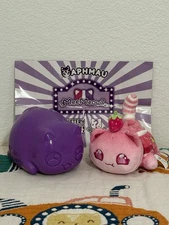 Aphmau MeeMeows 6” Strawberry Boba Cat, Carnival Treats (Ultra Rare, vhtf, new)