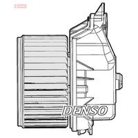 Denso InnenraumgeblÄSe GeblÄSemotor Passend FüR Abarth Grande Fiat Grande Punto