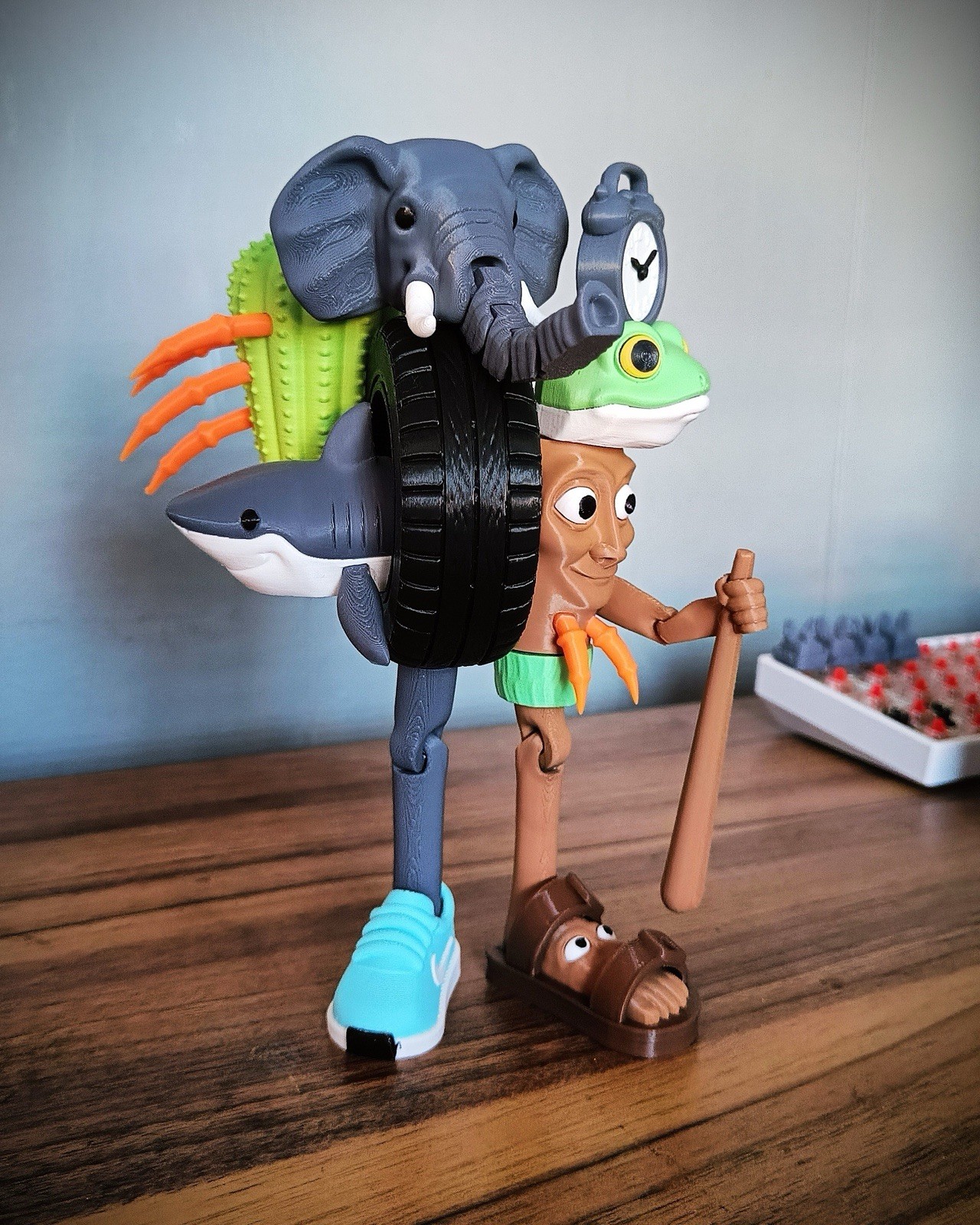 La Grande Combinazione – Articulated Italian Brainrot Figurine Toy Kids & Adults