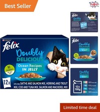 Complete Wet Cat Food for Seniors: 4x300g Ocean Recipe with Quality Ingredients 29.16 per kilo
