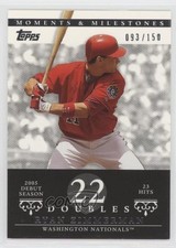 2007 Moments & Milestones 93/150 Ryan Zimmerman (2005 Debut Season 23 Hits) 0w8