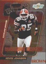 2000 Score Building Blocks #BB27 Kevin Johnson Card