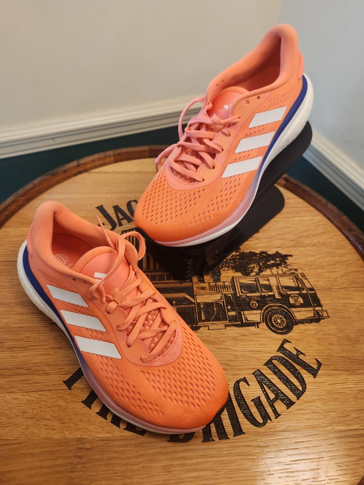 Adidas Supernova 2.0 Running Uomo Taglia 8.5 M Sneakers Scarpe da Ginnastica LACCIO STRAPPATO