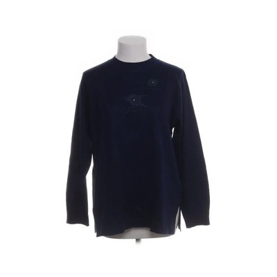 Sona Tex, Strickpullover, Größe: M, Blau, Acryl/Baumwolle/Wolle, Feinstrick #EIm