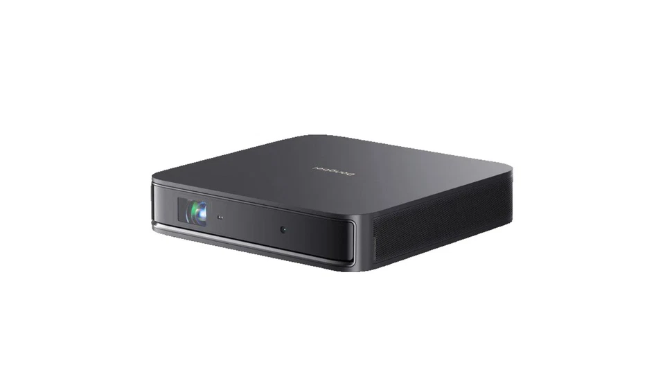 DANGBEI Atom Compact Smart Laser mit Google TV, Beamer (Full-HD, 3D, 1200 cd/m²,