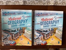 BJU Cultural Geography Teachers Edition Books...