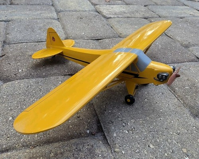 #ad J 3 Piper Cub Wood Mahogany Desktop Model Airplane Display 1:26 Pacific Aircraft $225.00